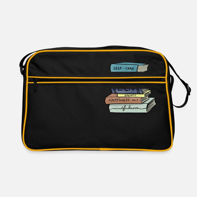 Bücher / Licht, Träume & Liebe Retro Tasche