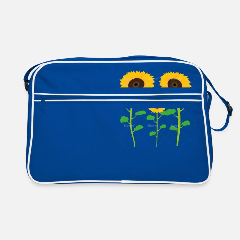Sonnenblumen-Sammlung Retro Tasche