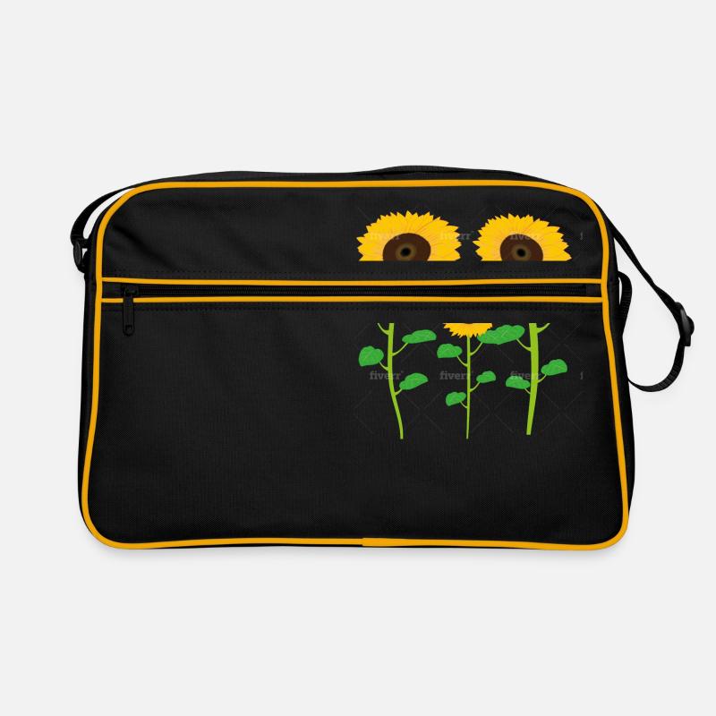Sonnenblumen-Sammlung Retro Tasche