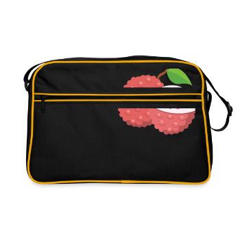 Litchi - Sac Retro - noir/or - Devant