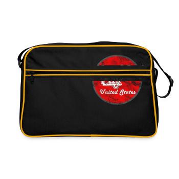 New York City Vintage - Sac Retro - noir/or - Devant