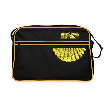 Pétoncle Jakbosweg Camino - Sac Retro - noir/or - Devant