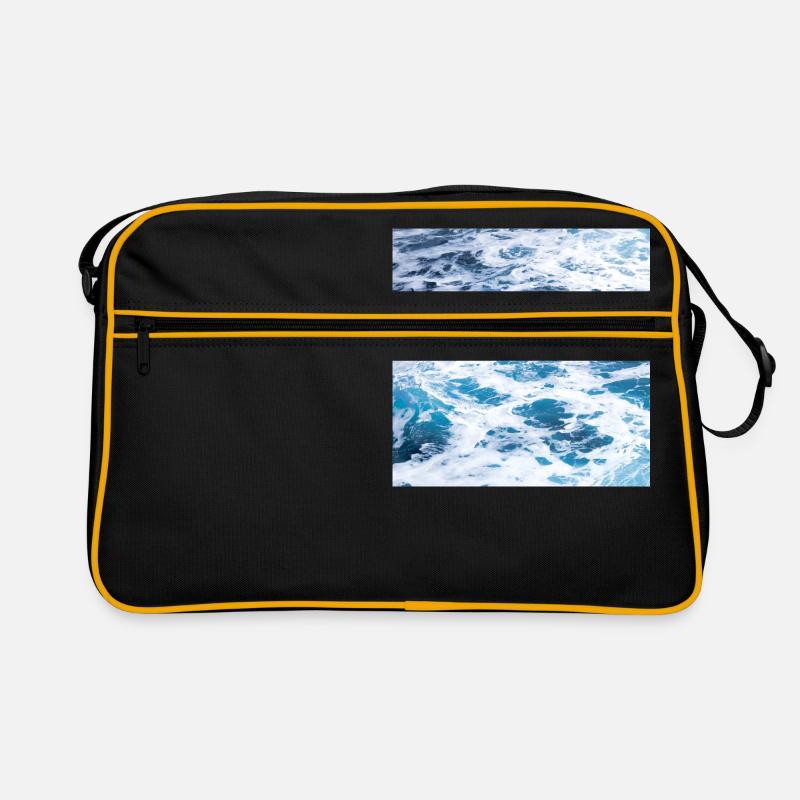 Ocean waves Retro Bag