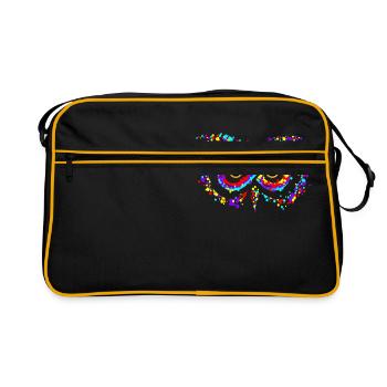 Unendlich besessen - Retro Tasche - Schwarz/Gold - Vorne