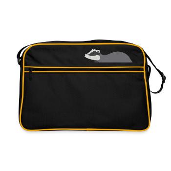 Badger - Retro Bag - black/gold - Front