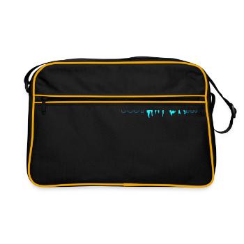 Just watch it. - Retro Tasche - Schwarz/Gold - Vorne
