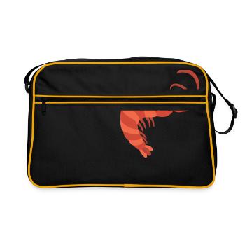 crevette - Sac Retro - noir/or - Devant
