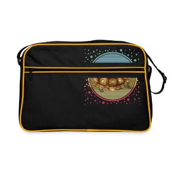Tortoise - Retro Bag - black/gold - Front