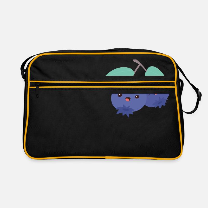 Blueberries Retro Bag