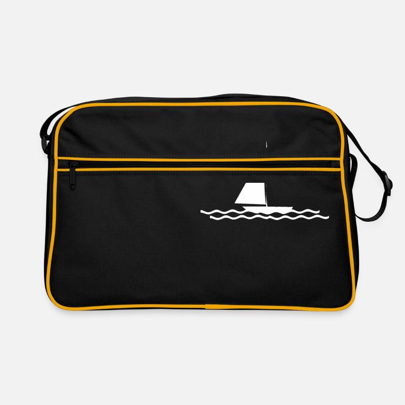 voile - Sac Retro - noir/or