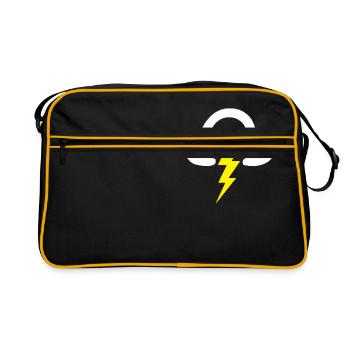 storm cloud - Retro Bag - black/gold - Front
