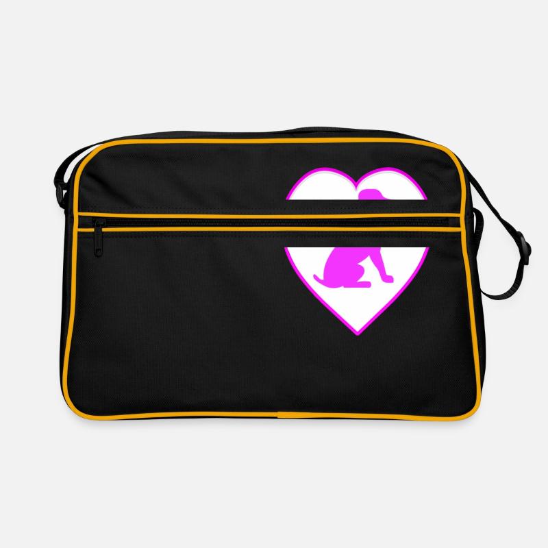 Hund Retro Tasche