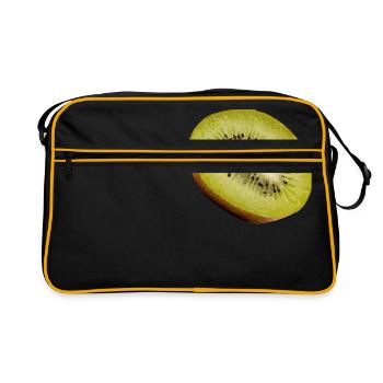 Kiwi - Sac Retro - noir/or - Devant