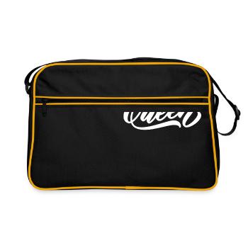 couronne de reine - Sac Retro - noir/or - Devant