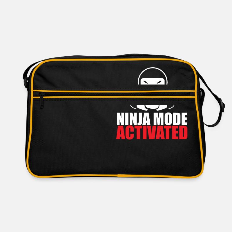 Ninja mode activated Ninja-Liebhaber Geschenkidee Retro Tasche