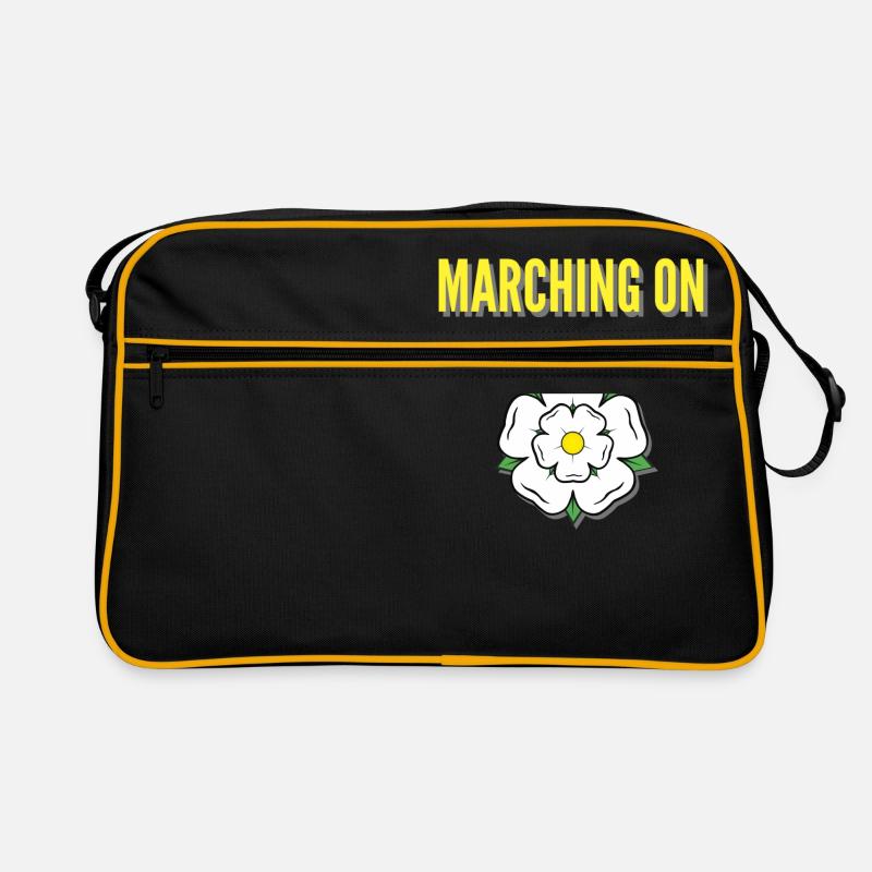 Leeds yorkshire - Retro Bag - black/gold