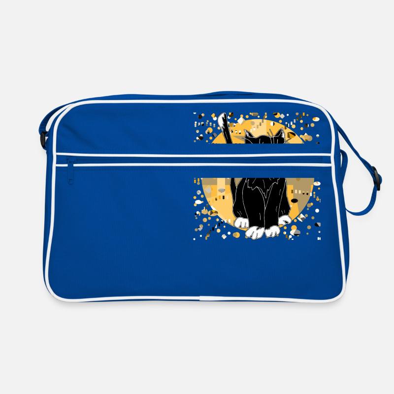 Katze Retro Tasche