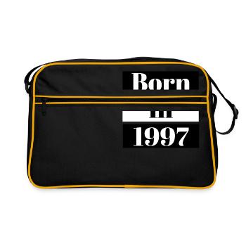 Born in 1997 - Born in 1997 - Retro Bag - black/gold - Front