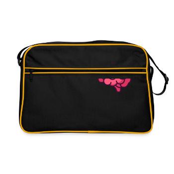 brain - Retro Bag - black/gold - Front