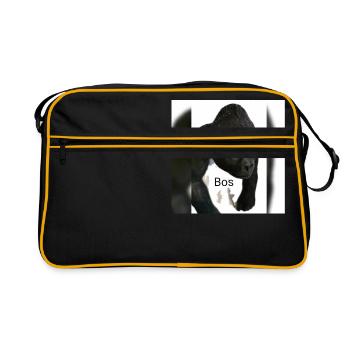Gorilla - Retro Bag - black/gold - Front