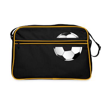 Football - Sac Retro - noir/or - Devant