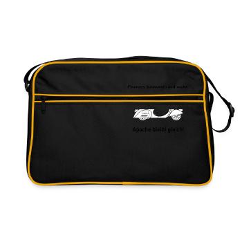 Apache Corona Roller - Retro Tasche - Schwarz/Gold - Vorne