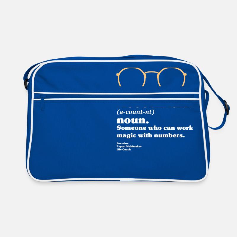 Comptable nom drôle idée pour les comptables Sac Retro