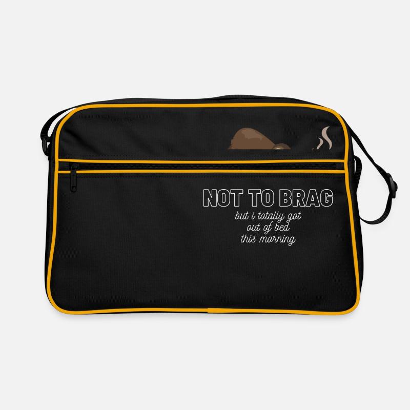 Faultier Nicht zu prahlen, aber ich habe total Retro Tasche