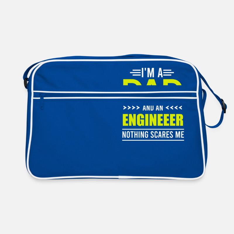 Engineer Day I'm a Dad and an Engineer Geschenk Retro Tasche