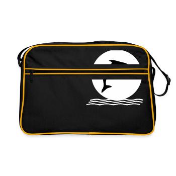 Dauphins - Sac Retro - noir/or - Devant