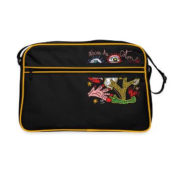 coton - Sac Retro - noir/or - Devant