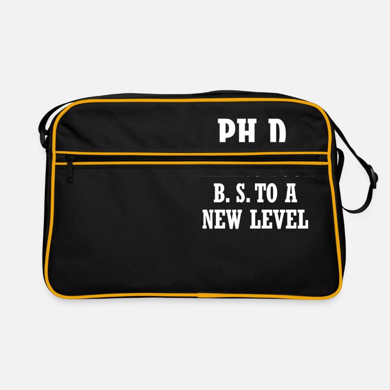 Doctoral PhD student degree Retro Bag