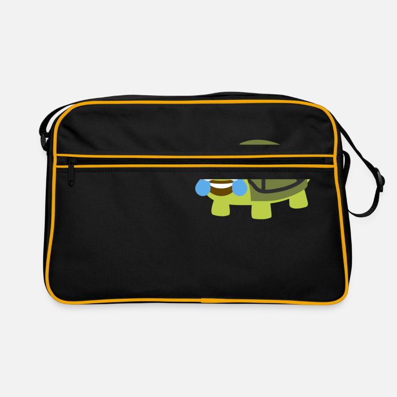 Lit Turtle - Turtle Emoji Meme Retro Bag