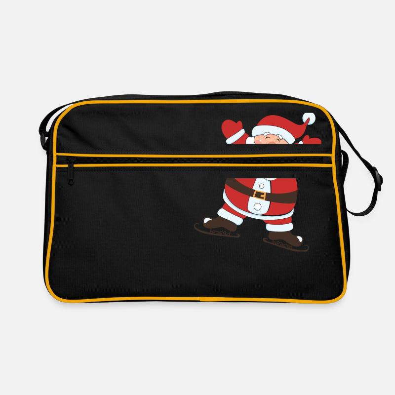 Père Noël - Sac Retro - noir/or