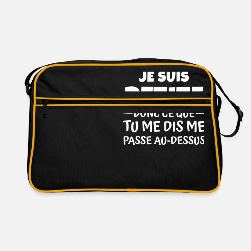 je suis petite Sac Retro