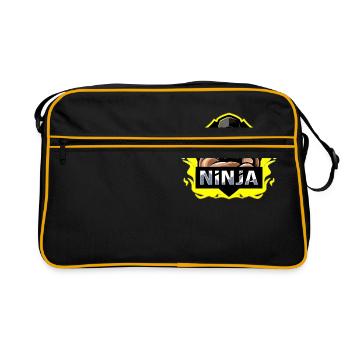 Ninja - Sac Retro - noir/or - Devant