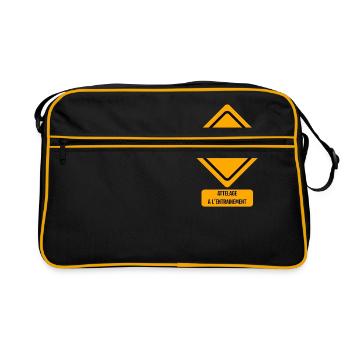 attelage2 - Sac Retro - noir/or - Devant