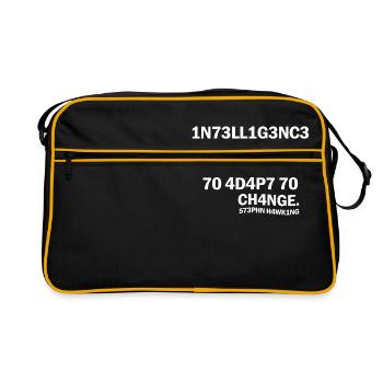 Inteligence Science Saying Physics Gift - Retro Bag - black/gold - Front