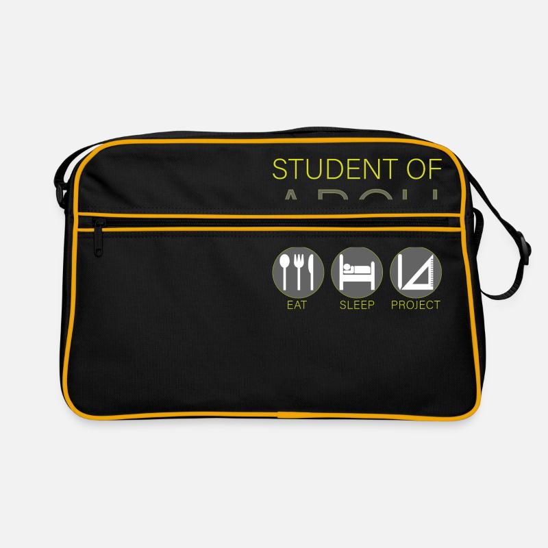Architektur Student - Eat Sleep Project Retro Tasche