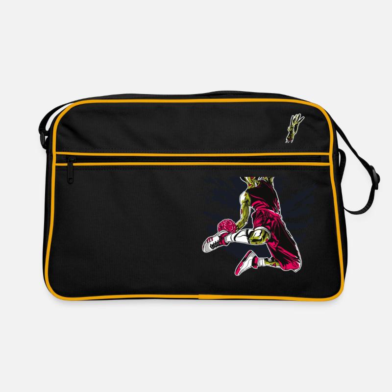 Dunking Zombie Retro Tasche
