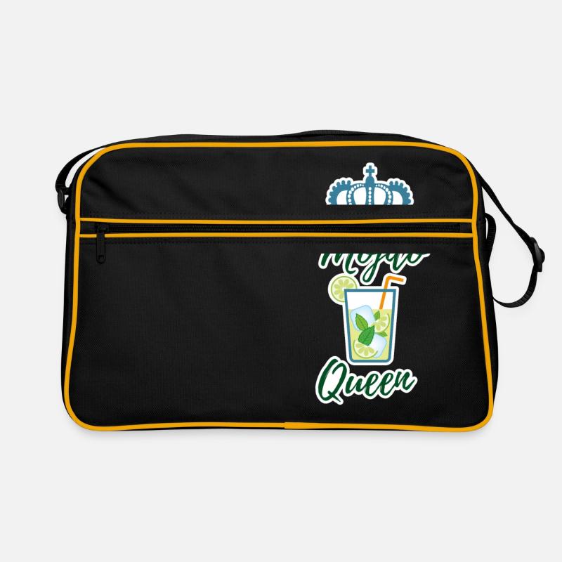 mojito queen - Borsa retrò - nero/oro