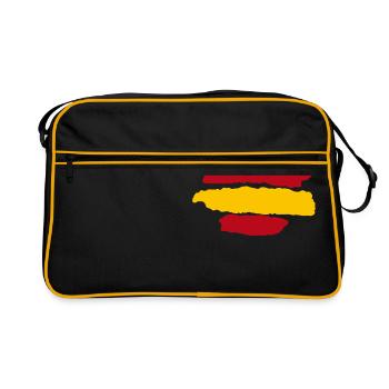 Spain Flag - Retro Bag - black/gold - Front