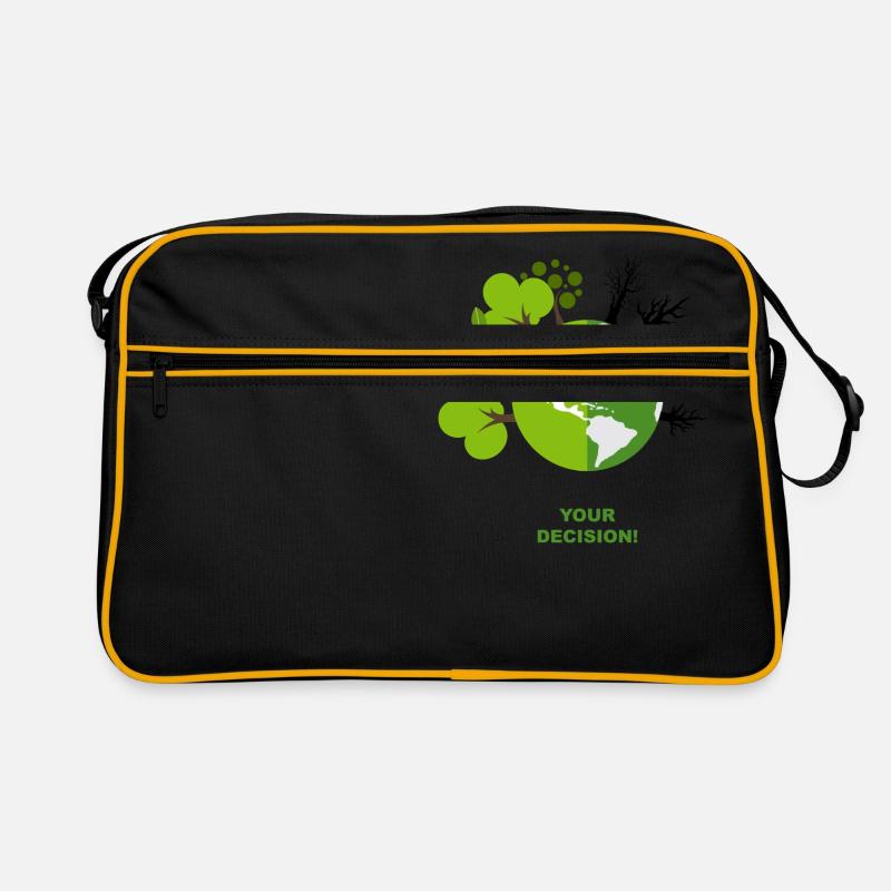 Your Decision - Retro Tasche - Schwarz/Gold