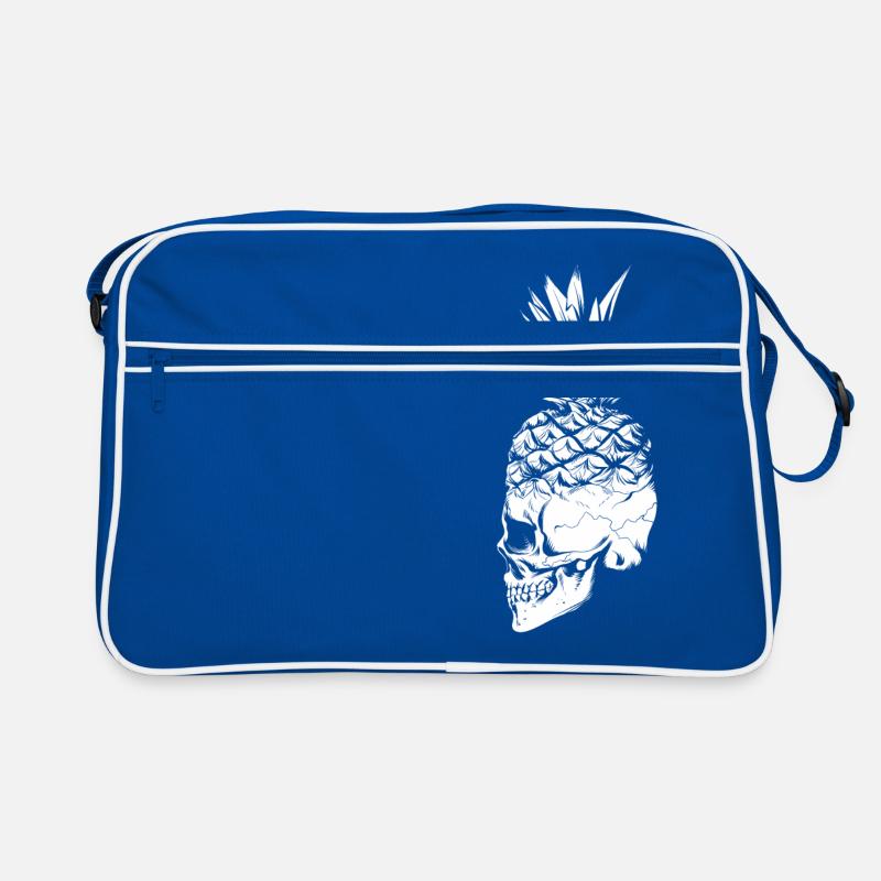 Ananas Totenkopf Retro Tasche