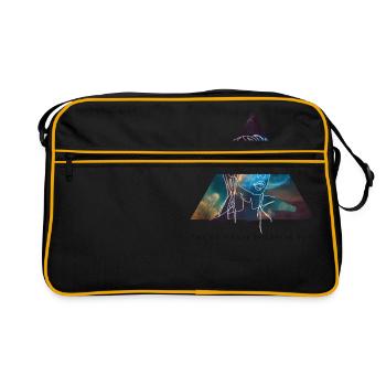 L'UNIVERS EST À L'INTÉRIEUR - Sac Retro - noir/or - Devant