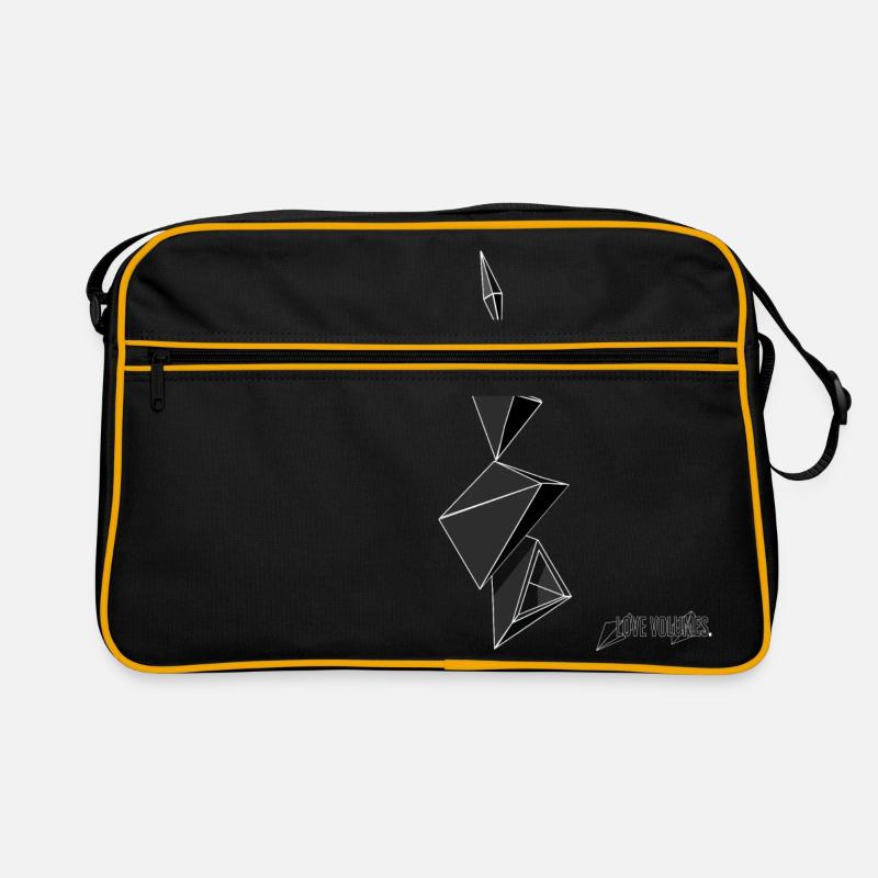 Bouldern Klettern Climbing - Retro Tasche - Schwarz/Gold