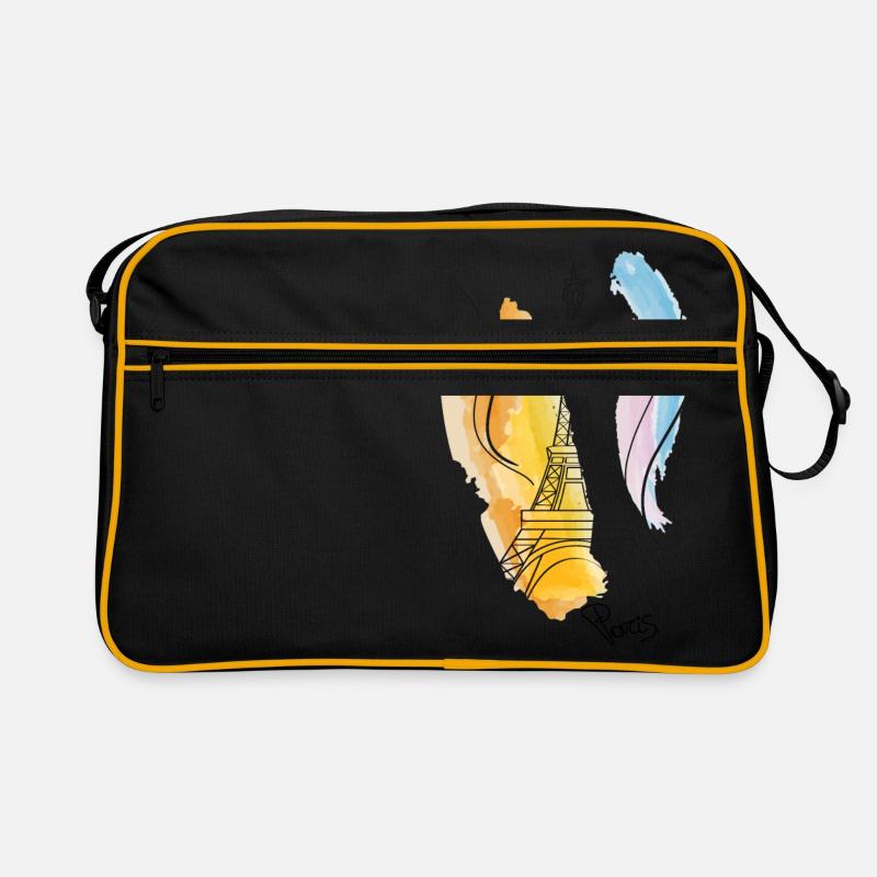 Eiffelturm Zeichnung Retro Tasche