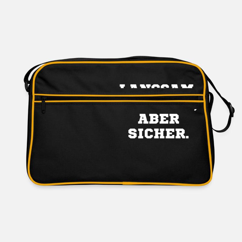 Langsam langsam aber sicher Retro Tasche