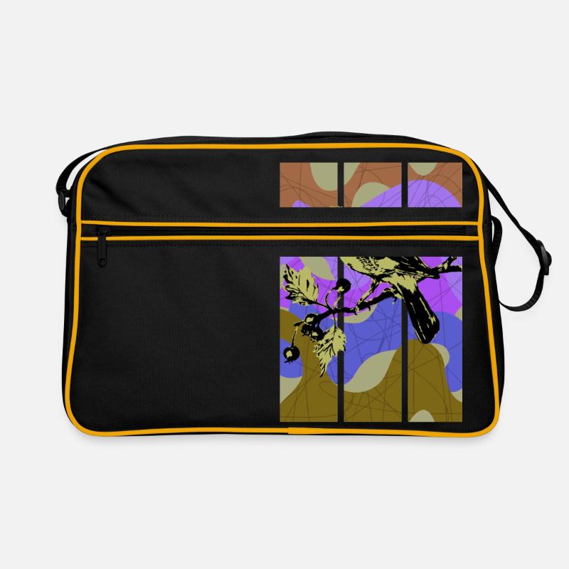 Vogelhäher Retro Tasche