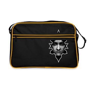 Visage oriental - Sac Retro - noir/or - Devant